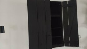 Skříňka dřevěná černá Ikea - 7