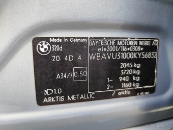 BMW 320 Combi, Diesel 120kw, Rozvody, Klíma, STK 9/2026 - 7