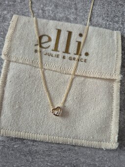 Dámský náhrdelník s diamantem 0,03ct zlato 585 14k - 7