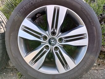 Originál ALU kola Hyundai ix35 + letní pneu R18 - 7