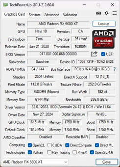 Herni PC - Ryzen 5, 16GB RAM, SSD+HDD, RX5600XT, WIN11 - 7