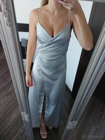 Nove dlouhe sede satenove saty vel. 34 - 7