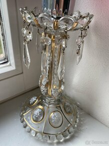 KŘIŠŤÁLOVÁ LAMPA S BROUŠENOU VÁZOU - TORZO - 7