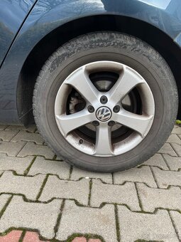 Alu 4x disky Volkswagen 15" + pneu (na dojezd) - 7
