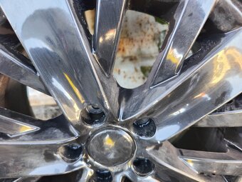 16"černá alu sada Spokane 5x112 origo Golf 6 5 Caddy Touran - 7