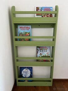 Dětský Montessori regál/ organizér na knihy/knihovna - 7