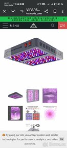 Led panel lampa pro růst a květ 900w viparspectra - 7