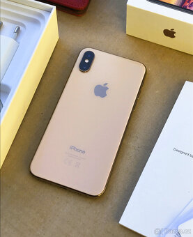 Prodám: Apple Iphone XS 256GB gold -- TOP STAV - 7