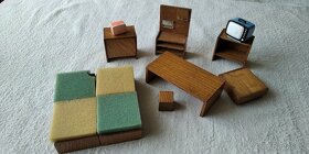 pokojíček pro panenky, nábytek do domečku, křesílka - 7