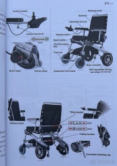 Prodám levně elektrický invalidní vozík - 7