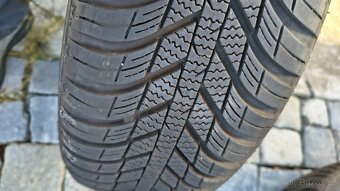 4ks plechové disky 14" 5x100 Fabia, 2x celoroční pneu NEXEN - 7
