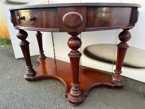 Krásný starý velký Anglický konzolový stůl ANGLIE - 7