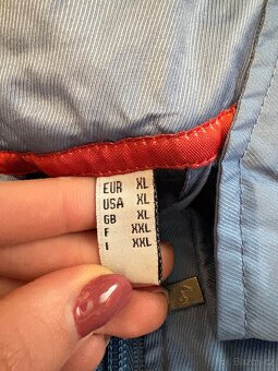 Modrá jezdecká outdoorová bunda - 7