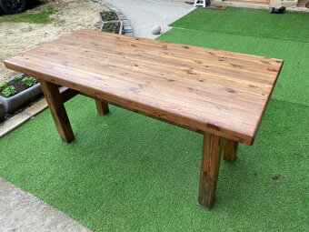Masivní stůl smrk - 7