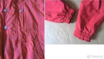 Vintage 90s rezavá pánská bunda přes hlavu - 7