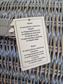 Prodám piknikový koš pro 4 osoby - nový - 7
