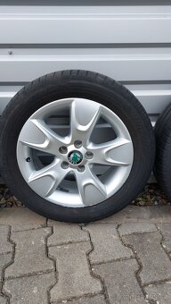 Alu kola 5x100 r15 originál Škoda Fabia II, Roomster - 7