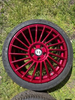 Prodám alu Eta Beta Venti R 5x112 r18 letní pneu 225/40/18 - 7