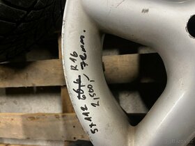PRODÁM KOMPLETNÍ SADU ALU KOL 5x112,72mm R16 - 7
