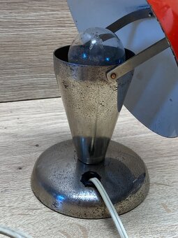 lampa lampička hříbek retro lampa chrom hříbek svítidlo - 7