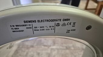 Pračka Siemens WM 10A260BY - 7