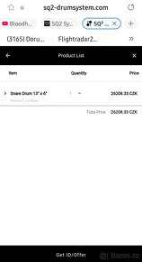 Prodám nový snare Sonor SQ2 13x6"- Maple - 7