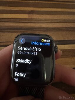 Apple Watch 9 45mm graphitte steel - 7
