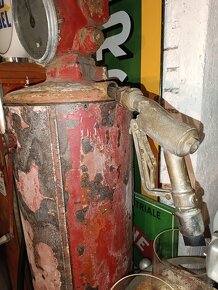 Starý benzínový stojan Esso, 1932, původní, rare - 7