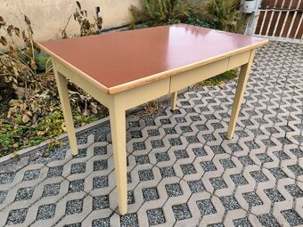 Retro kuchyňský stůl s umakartem - 50. léta - 7