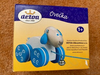 Tahací dřevěné hračky, vláček - 7