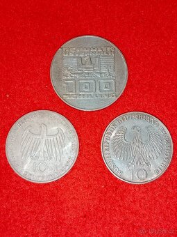 Stříbrné mince 14 ks - 7