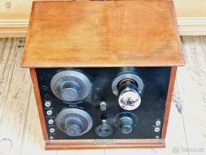 Starožitné rádio Elektrofon E11. Elektromekano, 1924 - 7