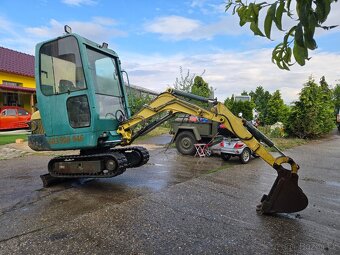 Minibagr Yanmar B15 vaha 1.7T 2x lžíce svahovka 4000mth - 7