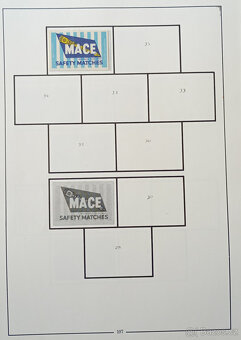 Album zápalkových nálepek 1945–1984 – 91 ks, pěkný stav - 7