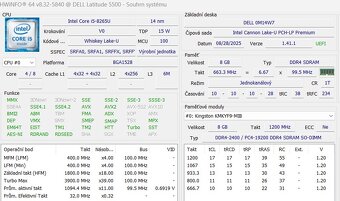 DELL Latitude 5500; i5-8265U / 8GB RAM, 256 SSD,15,6",W11pr - 7