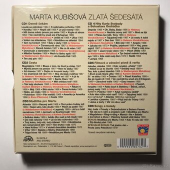CD I. Bartošová • M. Kubišová • M. Rottrová - 7