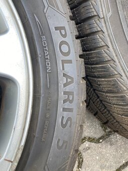 Alu disky 5x120 z vozu BMW řada 3, pneu zimní - 7