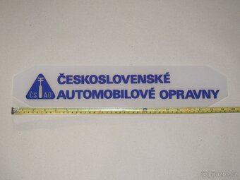 ČSAO cedulky z opravny vozidel 80. léta - 7