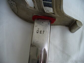 Vzacna CSR-Cetnicka savle po r.1918 s litym kosem-Hojtas. - 7