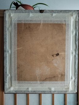 obraz CIGÁNKA V. /dívka, portrét/, olej, František Votruba - 7