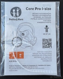 Autosedačka Petite a Mars Core Pro i-Size 0-13kg - 7