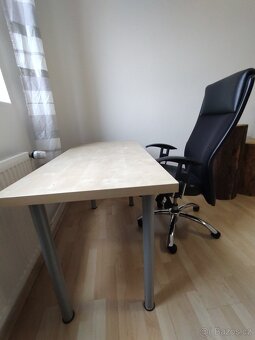 ŽIDLE NA KOLEČKÁCH zn. IGO KOŽENÁ VELMI HEZKÉ - PC. 7990,- - 7