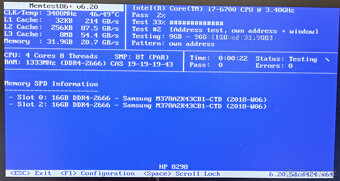 HP EliteDesk 800 G3,i7-6700,32GB,SSD,HDD, Nvidia,W11,LCD27" - 7