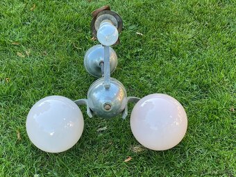 lustr starý lustr chromovaný lustr koule retro lust - 7
