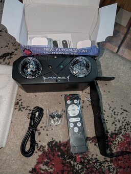 Prodám nové párty světlo -laser +ball Pouze rozbaleno - 7