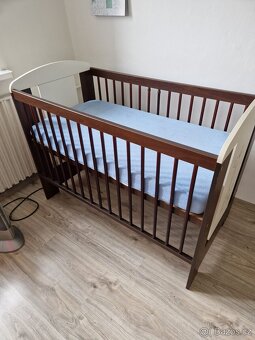 Dětská dřevěná postýlka - 7