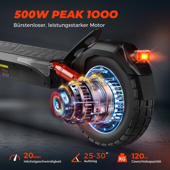 Elektrokolobezka IScooter T4 1000w nová - 7