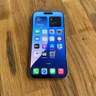 iPhone 15 Pro 256GB white titan, 100% baterie, záruka - 7