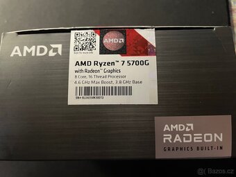Prodám procesor AMD Ryzen 7 5700g, s chladičem a krabici - 7