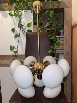 Retro lustr SPUTNIK, Kamenický Šenov 70.léta - 7